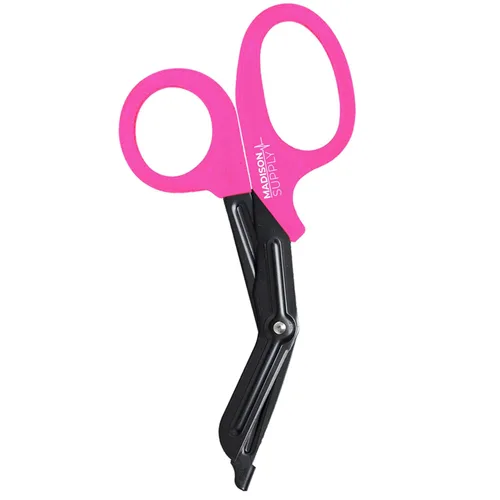 Vista 12 de Madison Supply Tijeras de enfermera de acero inoxidable de alta calidad de 7.5 pulgadas - Cuchillas revestidas antiadherentes Tijeras médicas