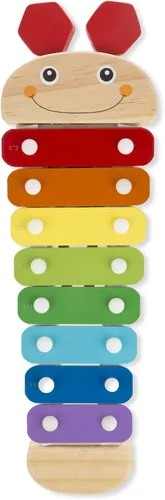 Vista 10 de Xilófono de ciempiés Melissa & Doug, un juguete musical con mazos de madera