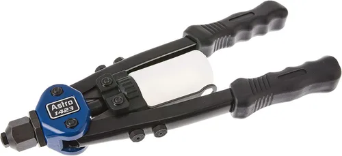 Vista 4 de Astro Pneumatic - Juego de pistola de remache de 1/4" y remachadora manual resistente