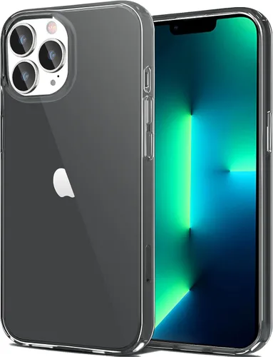 Vista 11 de JJGoo Funda transparente compatible con iPhone 13 Pro Max, transparente, suave, a prueba de golpes, delgada funda protectora para teléfono