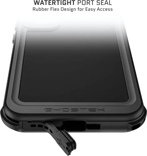 Vista 4 de Ghostek Nautical - Funda impermeable para Galaxy S23 con protector de pantalla y cámara, funda con clip para cinturón, protección resistente