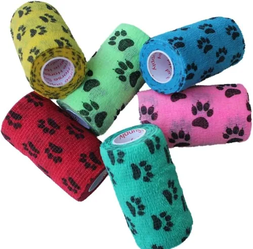 Vista 36 de Cinta adhesiva para veterinarios (negro) (paquete de 2) (3 pulgadas x 15 pies), autoadhesiva, adherente, cohesiva, flexible, autoadhesiva, rollo