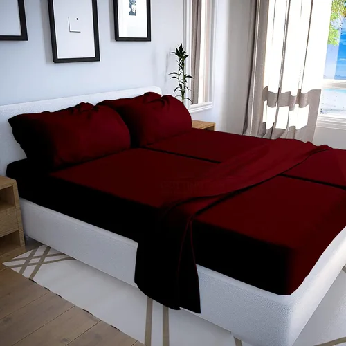 Vista 11 de Cottington Lane Juego de sábanas de 4 piezas tamaño individual, ropa de cama de microfibra ultra suave con bolsillo profundo de 16 pulgadas