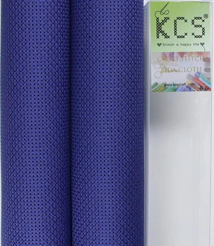 Vista 112 de KCS 2 cajas de tela de costura de algodón para punto de cruz de 15 x 18 pulgadas (blanco antiguo, 11 unidades)