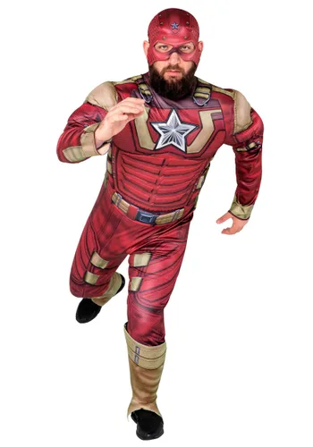 Vista 2 de Disfraz deluxe para hombre de Red Guardian Thunderbolts Multicolor