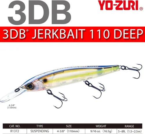 Vista 4 de Duel Yo Zuri R 1372 3 Db Jerkbait 110 Deep ' Sp Mm 4 8