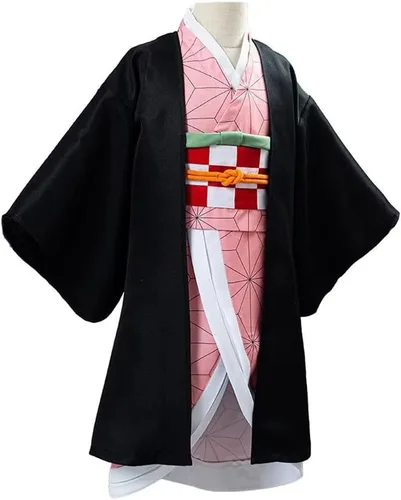 Vista 3 de Disfraz de cosplay para niños, estilo kimono, disfraz