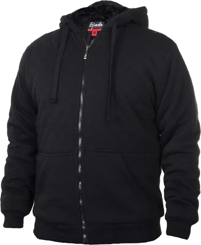 Vista 27 de Chaqueta con capucha con cremallera completa y forro de sherpa