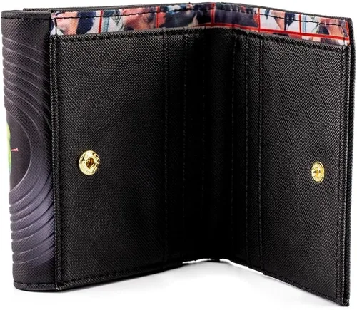 Vista 3 de Loungefly The Beatles Let It Be - Cartera de piel sintética con discos de vinilo