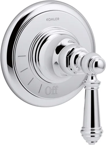 Vista 6 de KOHLER T72771-4-BL Artifacts Mastershower Control de volumen válvula de ajuste con palanca de manija, negro mate