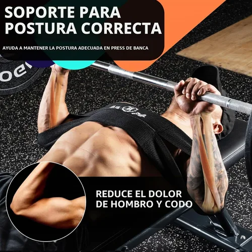 Vista 6 de MANUEKLEAR Bench Press Band, Sling Bench Press Band for Men and Women Power Weight Lifting Fitness - Push Up Exercise Assistance Bench Block