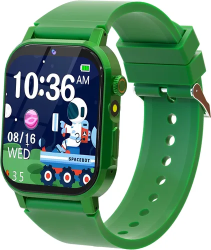 Vista 12 de Reloj Inteligente para Niños Varones, Reloj Inteligente de Juegos para Niños con 32 Juegos Pantalla Táctil HD Cámara de Video Reproductor de Música