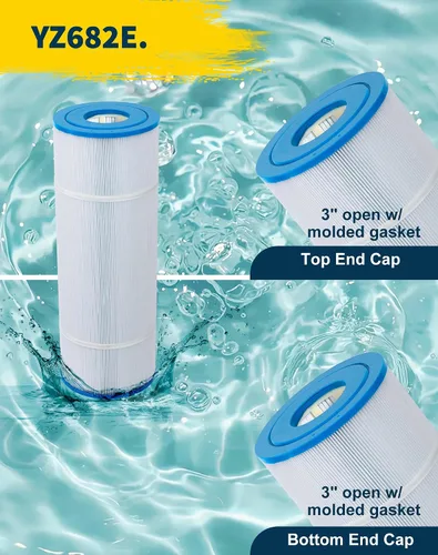 Vista 3 de CX580XRE - Cartucho de filtro de repuesto para piscina Unicel C-7483 81 pies cuadrados FC-1225 PA81 compatible con Hayward SwimClear C3025 C3030