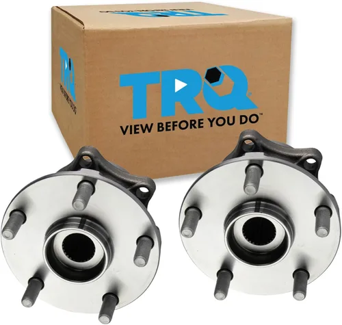 Vista 88 de TRQ Juego de 2 rodamientos de rueda delantera y conjunto de cubo compatible con Tesla 3 2020 Y 2018-2019 para Tesla 3 2020 Tesla Y AWD 2018-2019