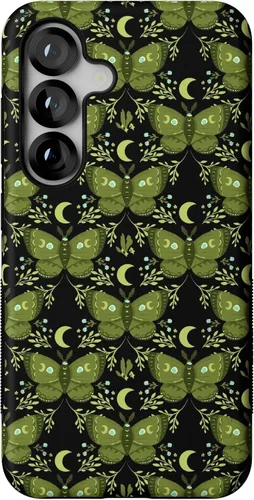 Vista 344 de Casely Funda para Galaxy S9 Postura de cadáver Yoga de esqueleto Diseño protector delgado esencial de doble capa