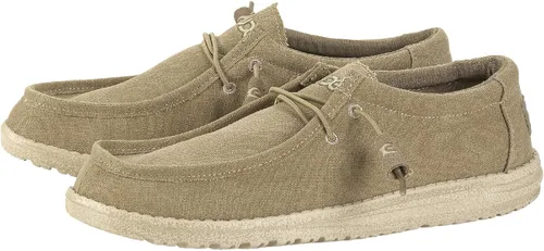 Vista 2 de Hey Dude Wally - Calzado de gamuza para hombre, Beige, 8
