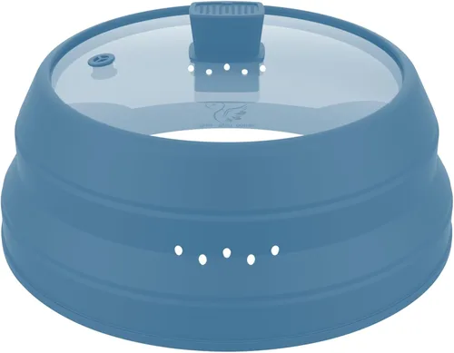 Vista 13 de Cubierta alta para salpicaduras de microondas, tapa protectora de vidrio de 5.8 pulgadas de altura con silicona plegable para plato de olla de Negro