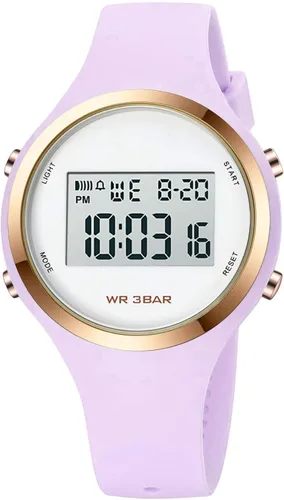 Vista 7 de Reloj XCZAP Deportivo al Aire Libre con Alarma, Resistente al Agua 5 Bar, LED, Digital