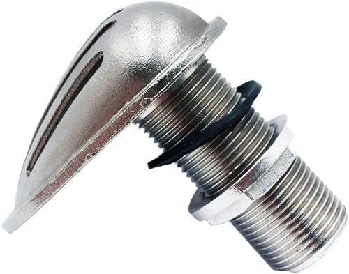 Vista 6 de SHENGHUISS 316 Stainless Steel Boat Intake Strainer Threaded Thru-Hull Water Pick-up Inlet Filter Scoop with Rubber Washer Gaskets(1-1/4" & 3/4")