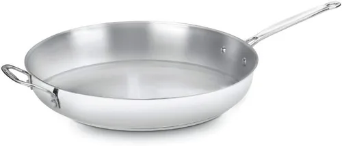 Vista 11 de Cuisinart 722-20 Colección de utensilios de cocina clásicos de acero inoxidable de 8 pulgadas, sartén abierta de 8 pulgadas Acero inoxidable clásico