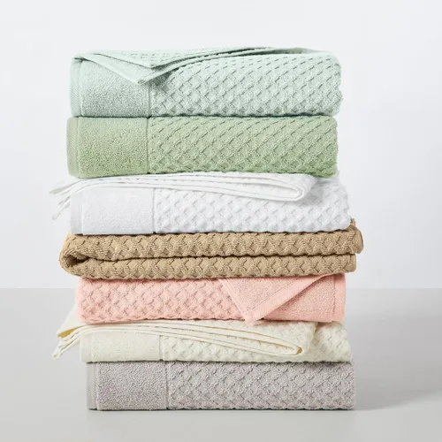 Vista 7 de Great Bay Home - Toallas de mano 100% algodón blanco, 6 toallas de baño suaves para manos, altamente absorbentes y de secado rápido, colección 01