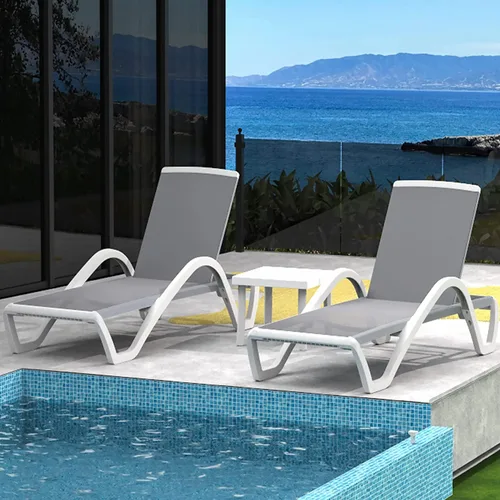 Vista 12 de Domi - Tumbona de aluminio para exteriores con respaldo ajustable, para playa, patio, balcón, piscina (1 silla marrón)