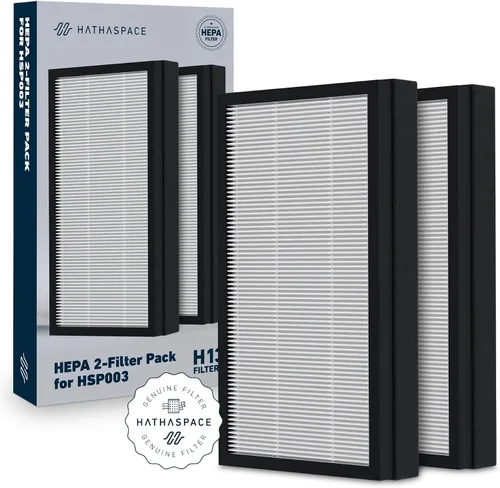 Vista 10 de HATHASPACE HSP001 - Filtro de repuesto HEPA verdadero, filtro purificador de aire de 4 etapas con carbón activado, prefiltro y catalizador frío