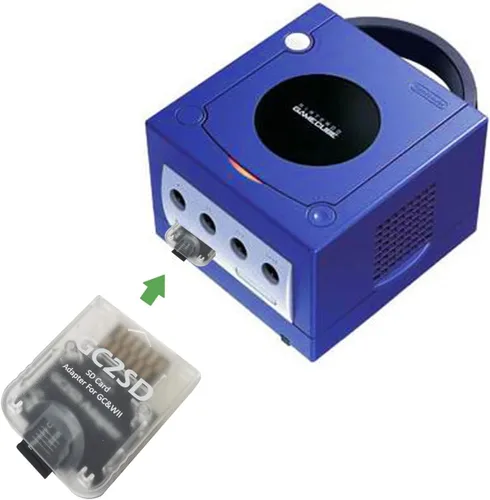 Vista 3 de GC2SD Storage Save Game Memory Card Adapter Micro SD Card Adapter TF Card Reader Plug and Play Portable Professional Game Console Micro Storage Card