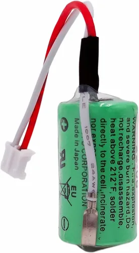 Vista 5 de (2 PCS) CJ1W-BAT01 Batería de iones de litio 3V PLC CP1H CP1L CR14250SE-R Batería de litio desechable no recargable