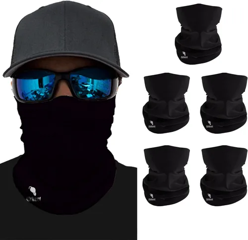 Vista 22 de Máscara facial para hombres y mujeres, protección solar UPF 30+, transpirable, bandana para motocicleta, senderismo, pesca