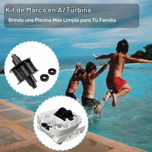 Vista 6 de Piezas de vacío de piscina AXV621DAT, kit de turbina de marco A, apto para Hayward Navigator