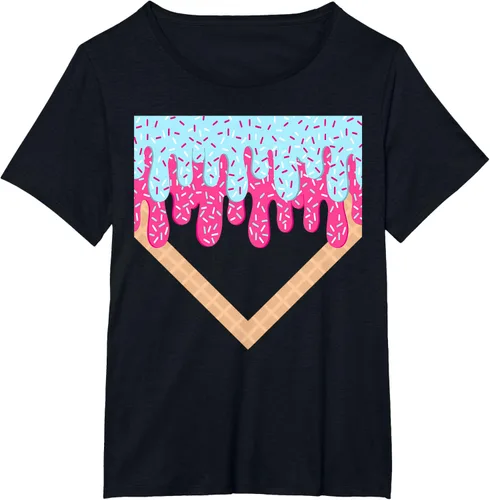 Vista 39 de Baseball Drip Boys Home Plate Ice Cream Sport Players & Fans Camiseta