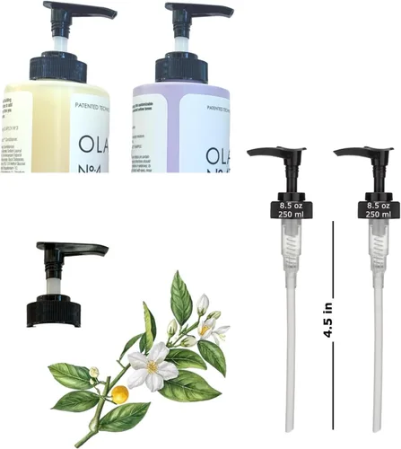 Vista 14 de Bombas dispensadoras compatibles con la máscara perfectora del cabello Olaplex No. 3 y champú de tamaño de viaje No. 4 y acondicionador No. 5
