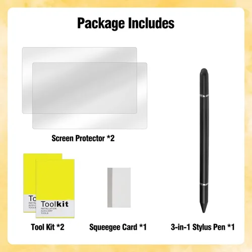 Vista 7 de Protector de Pantalla y Lápiz Capacitivo Compatible con Calendario Digital de 15 Pulgadas, Kit de Accesorios Imprescindible para Calendario
