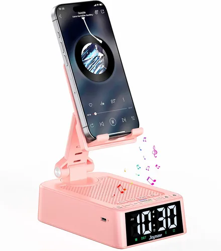 Vista 9 de Regalos para hombres y mujeres, soporte de teléfono con altavoz Bluetooth