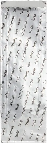 Vista 2 de Restaurantware Bag Tek - Bolsas para perros calientes de 3.7 x 1.2 x 12 pulgadas, 100 envoltorios grandes para perros calientes, resistentes al
