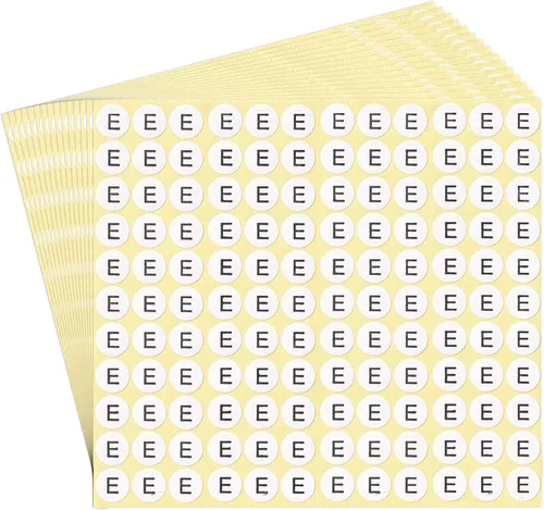Vista 9 de dealzEpic - Etiquetas adhesivas de papel en blanco writable - 13x38mm