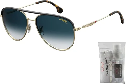 Vista 2 de Carrera CA209S Aviator Sunglasses for Men for Women + BUNDLE with Designer iWear Eyewear Care Kit