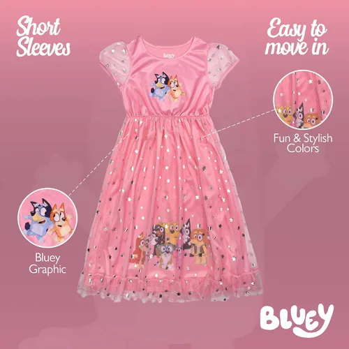 Vista 3 de Bluey Camisón de fantasía para niña