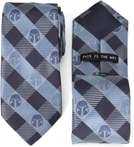 Vista 2 de Cufflinks Inc. Star Wars The Mandalorian Ties, con licencia oficial de Lucasfilm LTD