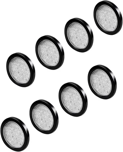 Vista 17 de Astra Depot Juego de 4 unids rojo 4 "redondo 12 LED Stop Running Luz trasera Ojal Plug para vehículo largo camión remolque
