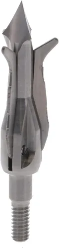 Vista 6 de New Archery Products Spitfire 3 Titanio 100 Grano Despliegue Frontal Arco Bowhunting Mecánico Broadhead - Paquete de 3