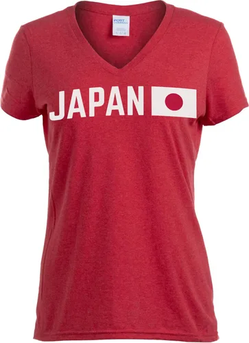 Vista 76 de Nations of the World - Camiseta con cuello en V para mujer