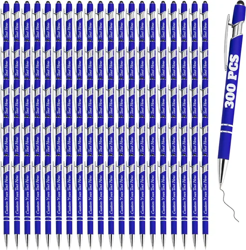 Vista 97 de Bolígrafos personalizados a granel 10 con nombre, grabados con punta de lápiz, bolígrafos de bola personalizados de escritura suave, regalos