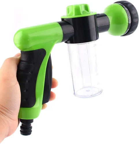 Vista 8 de Para manguera dispensador de champú verde Gorgeri Car Foam Cannon Hose Sprayer Car Wash Foam Sprayer Dispenser Wash Foam Spray Dispenser Wash Gun 8