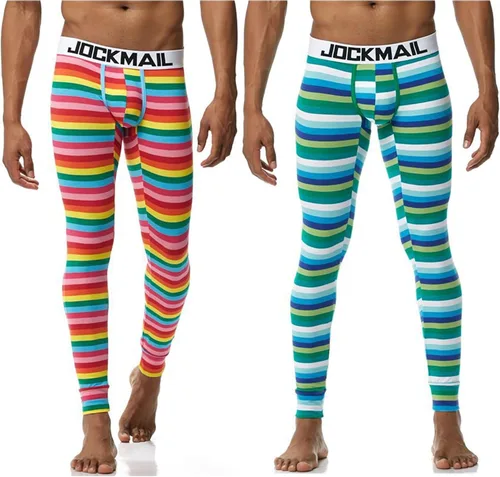 Vista 12 de JOCKMAIL Ropa interior térmica para hombre Pantalones Ropa interior de algodón para hombre Polainas térmicas Capa base Bottoms
