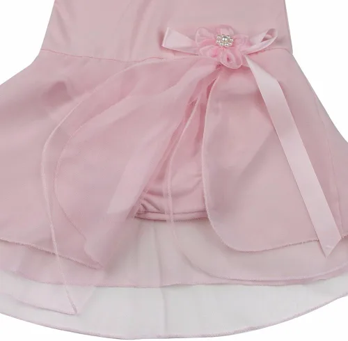 Vista 6 de FEESHOW Vestido de gimnasia con volantes y manga para niños y niñas