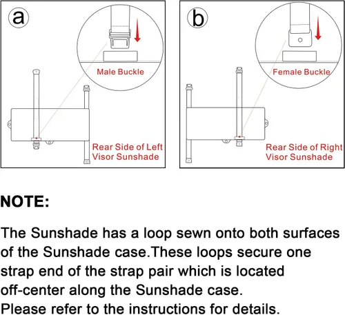 Vista 7 de Extensor de visera de automóvil, extensor de parasol para parabrisas y ventana lateral (negro)