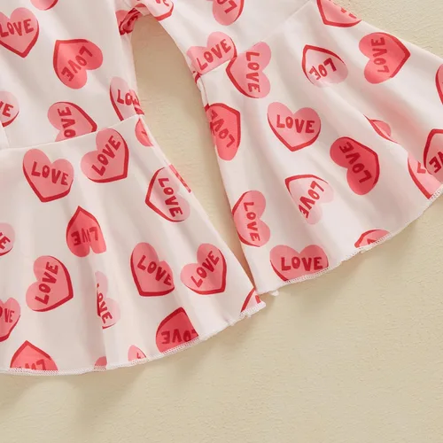 Vista 20 de Gueuusu Conjunto de ropa de manga larga para bebé niña con texto en inglés "My 1st Christmas", sudadera de manga larga con pantalones acanalados