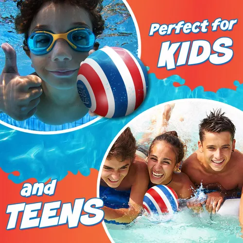 Vista 4 de La pelota de piscina definitiva: llénala con agua para jugar juegos submarinos Los mejores juguetes de piscina para niños de 8 a 12 años, divertidos